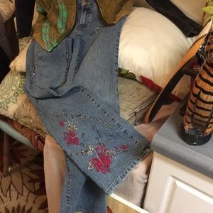 Vintage Style High Waist Hippie Jeans Festival 4!